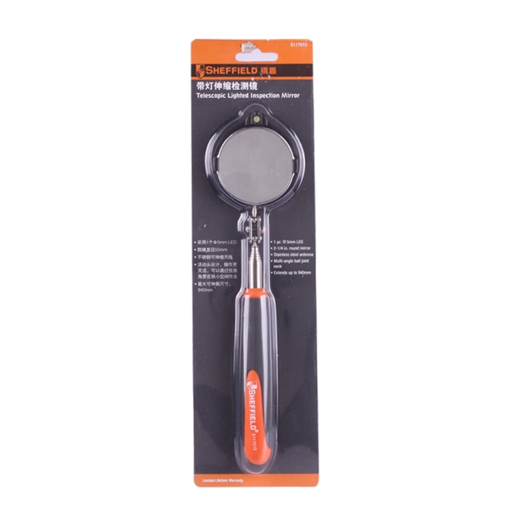Retractable Vehicle Car Chassis Telescoping Inspection Mirror with 1 PCS 3mm LED Light, Mirror Diameter: 32mm, Max Expanding Length: 905mm - Electronic Test by PMC TechLife | Online Shopping South Africa | PMC TechLife | Buy Now Pay Later Mobicred