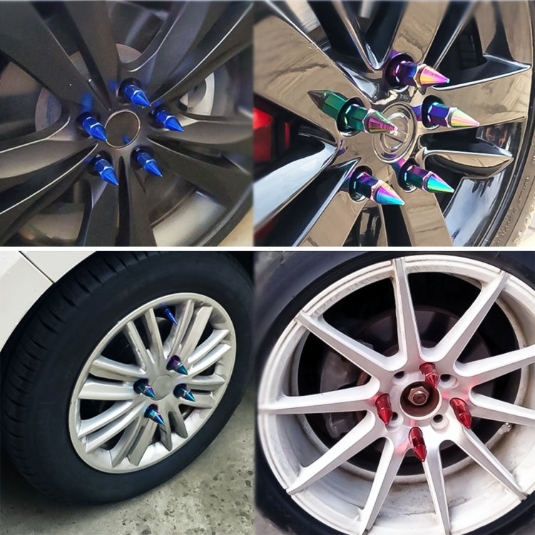 20 PCS Wheel Drive Hub Adaptor Car Wheel Nut  Adjustable Decorative Steering Wheel Hub Nut - Nuts & Bolts by PMC TechLife | Online Shopping South Africa | PMC TechLife | Buy Now Pay Later Mobicred