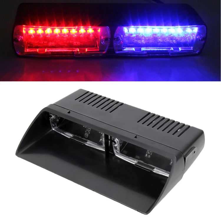 DC 12V 4.2W 16LEDs Crystal Lamp Beads Car Windshield Warning Lamp 18 Flash Patterns(Adjustable) - Warning Lights by PMC TechLife | Online Shopping South Africa | PMC TechLife | Buy Now Pay Later Mobicred