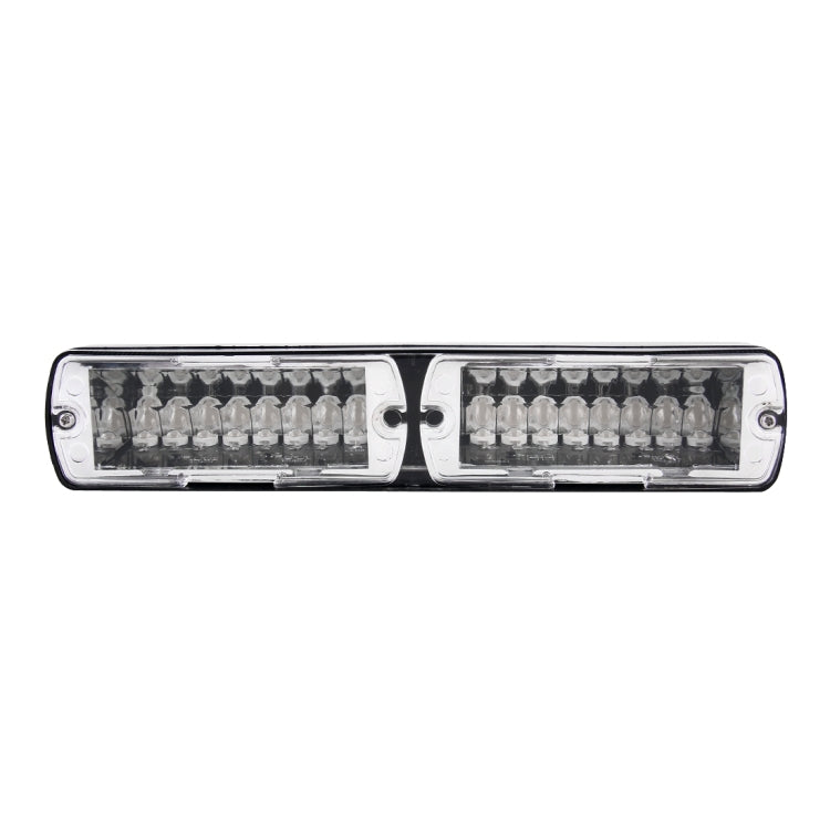 DC 12V 4.2W 16LEDs Crystal Lamp Beads Car Windshield Warning Lamp 18 Flash Patterns(Adjustable)