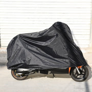 190T Polyester Taffeta All Season Water-resistant Sun Motorcycle Mountain Bike Cover Dust & Anti-UV Outdoor Camouflage Bicycle Protector, Size: L