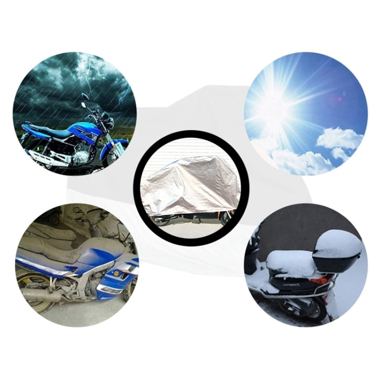 190T Polyester Taffeta All Season Water-resistant Sun Motorcycle Mountain Bike Cover Dust & Anti-UV Outdoor Camouflage Bicycle Protector, Size: L