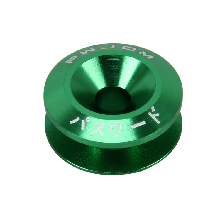 4 PCS Car Modified Screw Gaskets Bodywork Stainless Steel Gasket Bolts, Diameter: 24mm(Green) - Nuts & Bolts by PMC TechLife | Online Shopping South Africa | PMC TechLife | Buy Now Pay Later Mobicred
