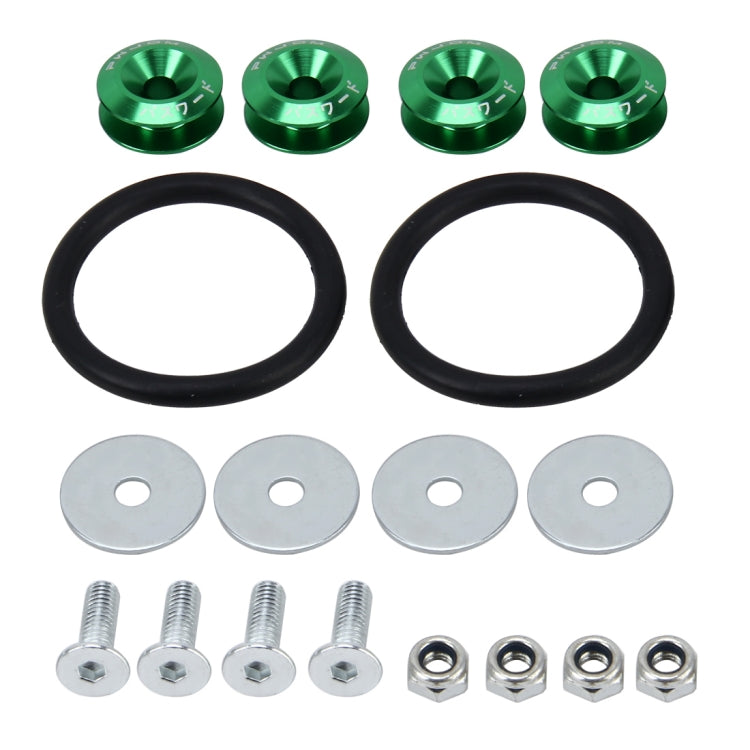 4 PCS Car Modified Screw Gaskets Bodywork Stainless Steel Gasket Bolts, Diameter: 24mm(Green) - Nuts & Bolts by PMC TechLife | Online Shopping South Africa | PMC TechLife | Buy Now Pay Later Mobicred