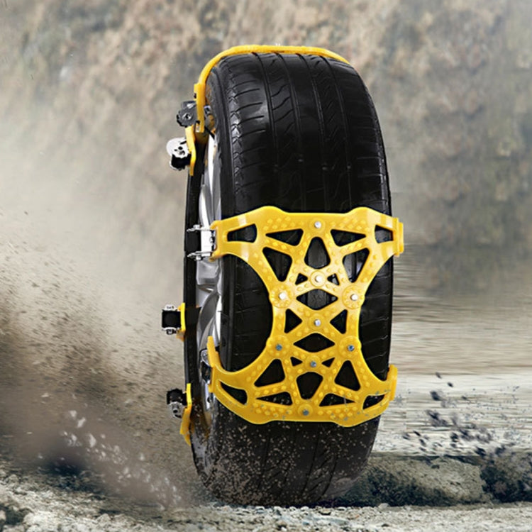 6 PCS Car Snow Tire Anti-skid Chains Winter Car Snow Tire Chains Wheel Chains Anti-skid Belt Thickened Anti-slip Chains with Effortless Wheel - Car Road Trouble Clearer by PMC TechLife | Online Shopping South Africa | PMC TechLife | Buy Now Pay Later Mobicred