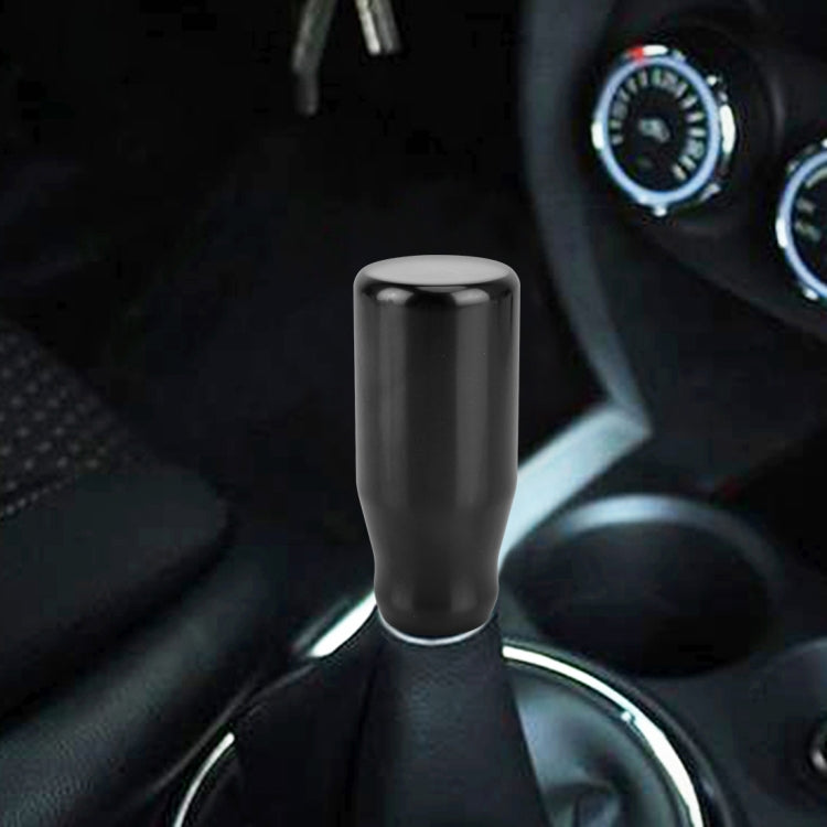 Universal Car Modified Gear Shift Knob Solid Color Smooth Auto Transmission Shift Lever Knob with Three Rubber Covers(Black) - Shift Knob by PMC TechLife | Online Shopping South Africa | PMC TechLife | Buy Now Pay Later Mobicred