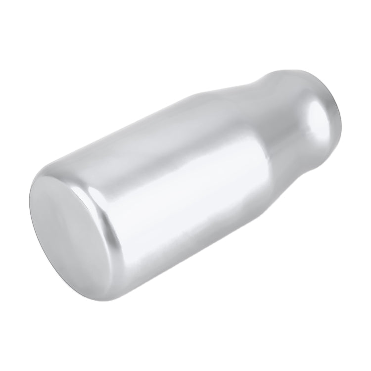 Universal Car Modified Gear Shift Knob Solid Color Smooth Auto Transmission Shift Lever Knob with Three Rubber Covers(Silver) - Shift Knob by PMC TechLife | Online Shopping South Africa | PMC TechLife | Buy Now Pay Later Mobicred