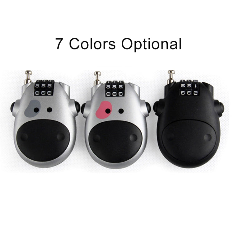 JASIT Portable Multifunction Cute Cow Travel Luggage Password Lock - Padlocks by PMC TechLife | Online Shopping South Africa | PMC TechLife