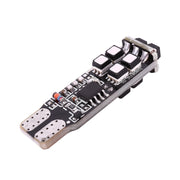 2 PCS W5W 194 T10 Multi Colors 10 SMD 3535 LED Car Clearance Light Marker Light with Remote Control, DC 12V