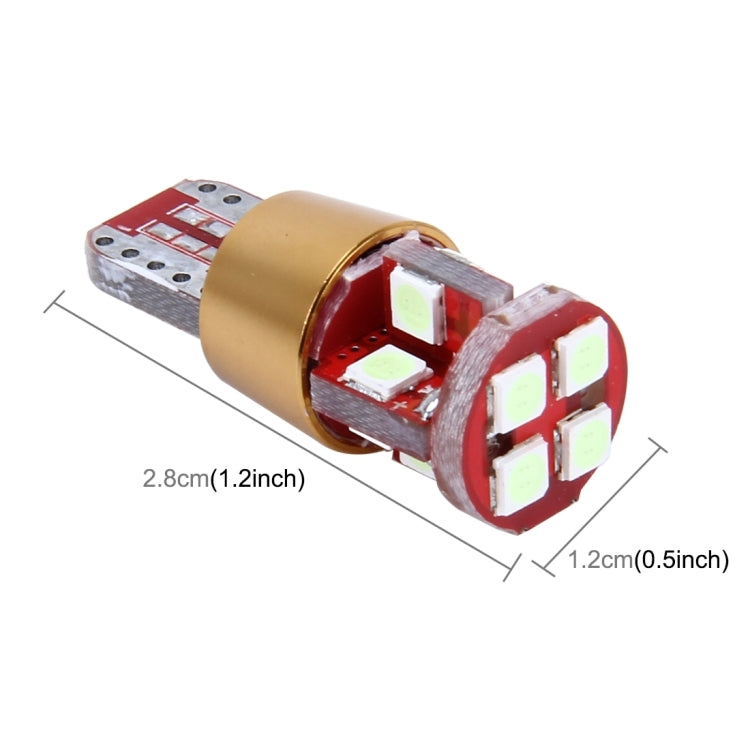 2 PCS T10 3W Constant Current Car Clearance Light with 12 SMD-3030 Lamps, DC 9-18V(Ice Blue Light) - Clearance Lights by PMC TechLife | Online Shopping South Africa | PMC TechLife | Buy Now Pay Later Mobicred