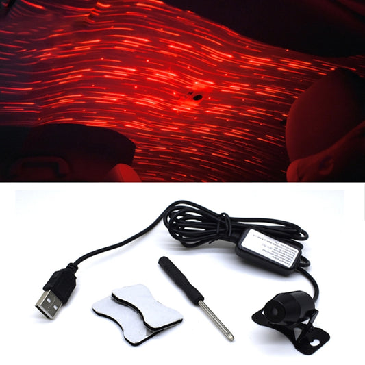 5V Roof Ceiling Decoration Car Red Light Star Night Lights Atmosphere Meteor Lamp Projector, Constantly Bright - free shipping - PMC Jewellery - Order now!