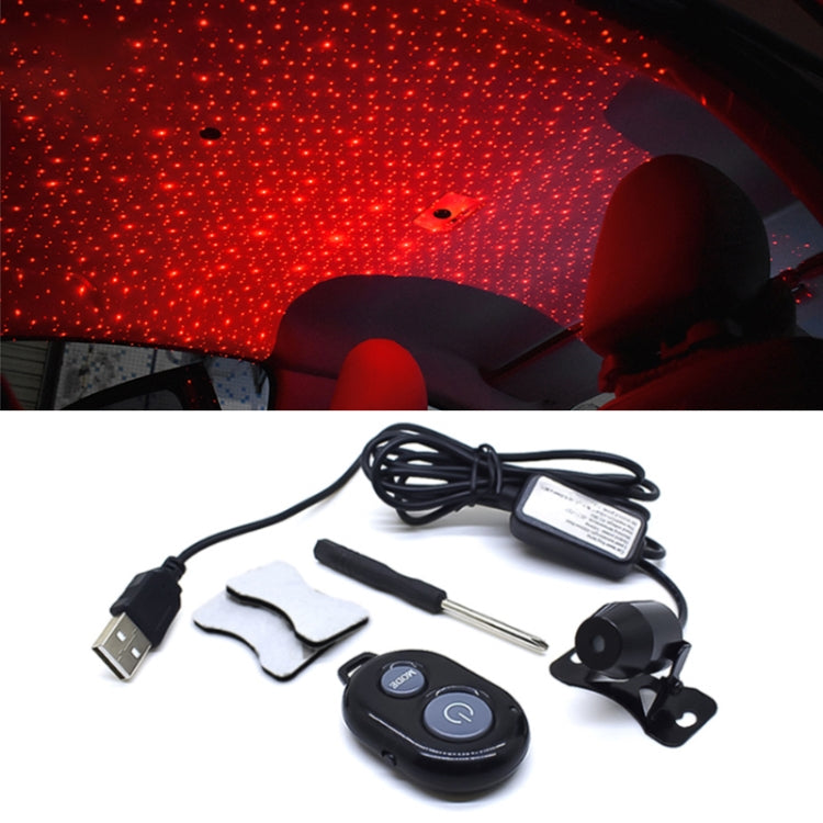 5V Roof Ceiling Decoration Red Light Star Night Lights Starry Sky Atmosphere Lamp Projector with Remote Control - Atmosphere lights by PMC TechLife | Online Shopping South Africa | PMC TechLife | Buy Now Pay Later Mobicred