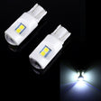 2 PCS T10 / W5W / 194 DC 12V 1.2W 6LEDs SMD-3030 Car Reading Lamp Clearance Light, with Projector Lens Light(White Light) - Clearance Lights by PMC TechLife | Online Shopping South Africa | PMC TechLife | Buy Now Pay Later Mobicred