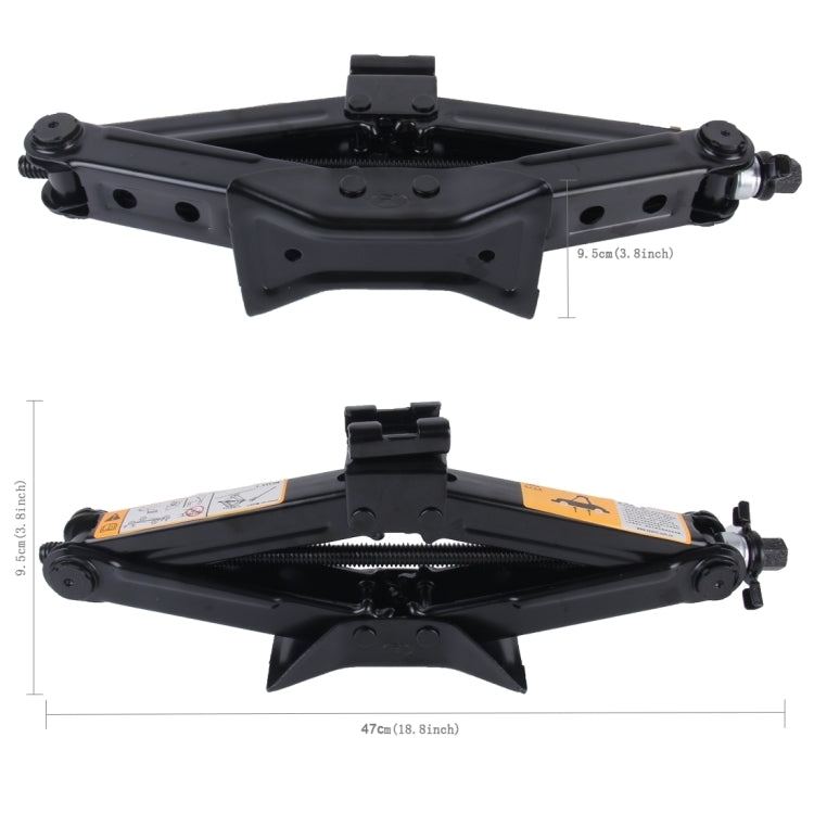 Upright ST-112C Heavy Duty Stabilizer Scissor Jack with Handle Lift Levelers 4000 Pound (2 Ton) Capacity Each - 9.8 to 44.2 CM Range - Car Jacks by PMC TechLife | Online Shopping South Africa | PMC TechLife | Buy Now Pay Later Mobicred