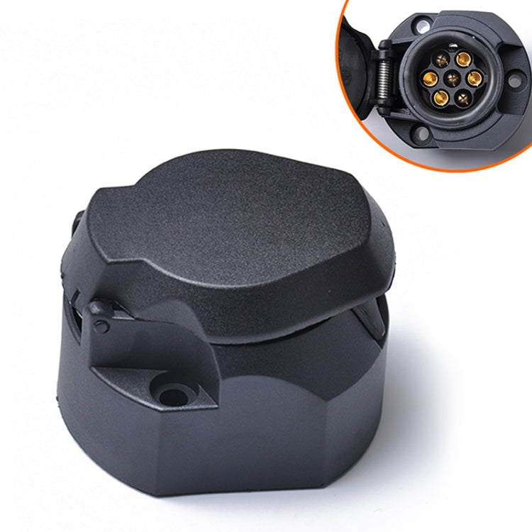 12V 7Pin Car Plug Socket Wiring Connector Adapter Car Plug Socket for Trailer /  Truck / Bus, EU Plug - Terminal connectors by PMC TechLife | Online Shopping South Africa | PMC TechLife | Buy Now Pay Later Mobicred