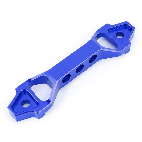 Universal Car Short Arch Stainless Steel Battery Tie Down Clamp Bracket, Size: 18.2 x 4.5 x 2cm (Blue)