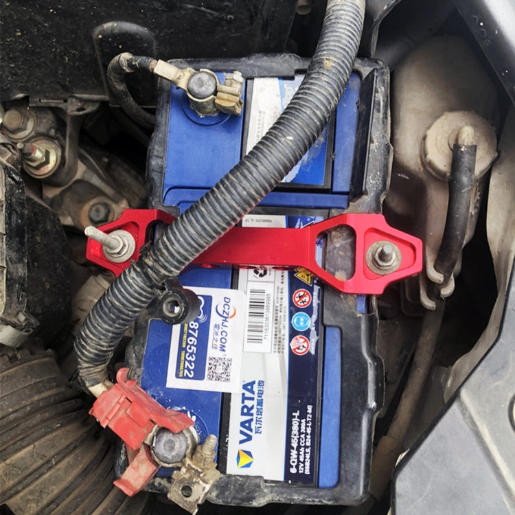 Universal Car Short Arch Stainless Steel Battery Tie Down Clamp Bracket, Size: 18.2 x 4.5 x 2cm (Blue) - free shipping - PMC Jewellery - Order now!