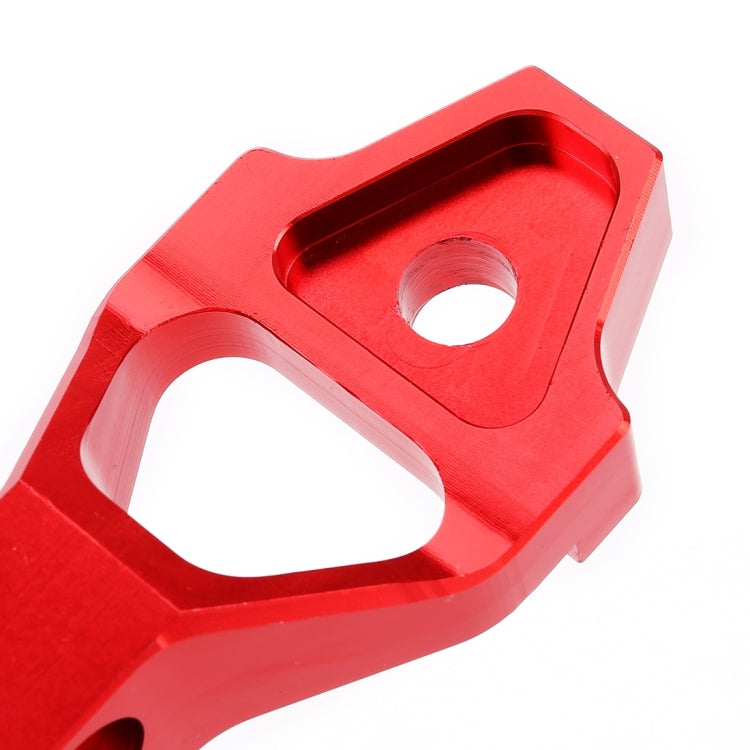 Universal Car Short Arch Stainless Steel Battery Tie Down Clamp Bracket, Size: 18.2 x 4.5 x 2cm (Red) - Booster Cable & Clip by PMC Jewellery | Online Shopping South Africa | PMC Jewellery | Buy Now Pay Later Mobicred