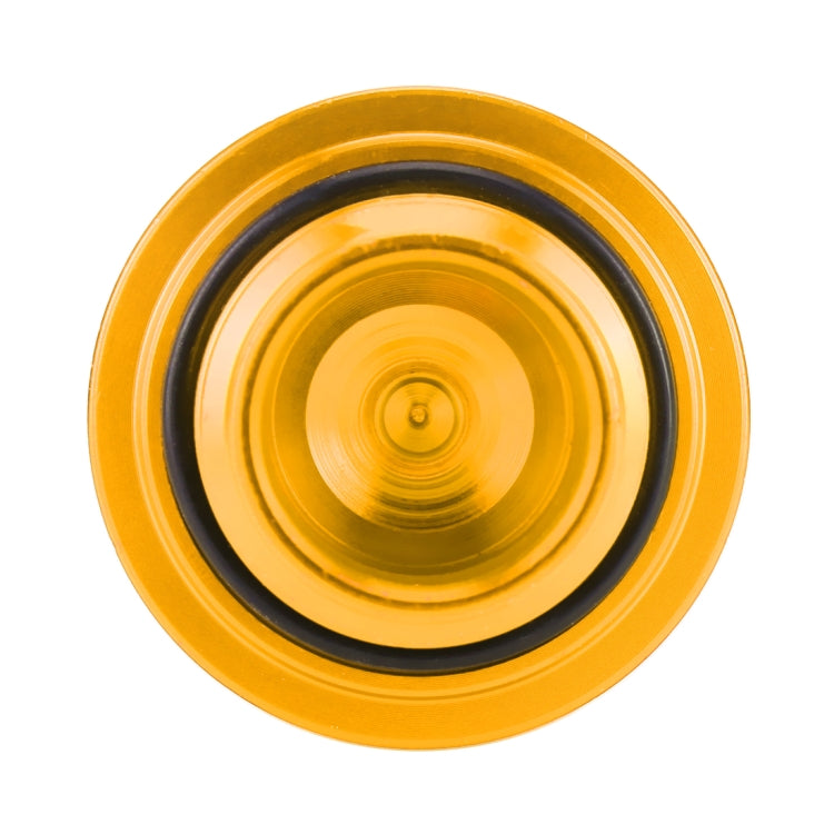 Car Modified Stainless Steel Oil Cap Engine Tank Cover for Mitsubishi, Size: 5.0 x 4.6cm(Gold)