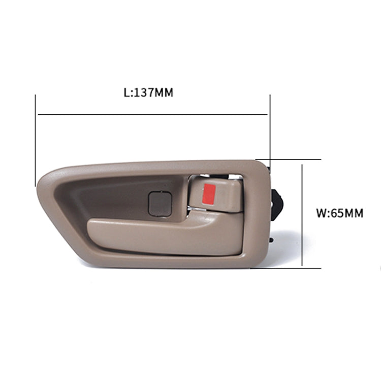 Auto Right Left Inside Door Handles 69205-AA010RH 69206-AA010LH for Toyota Camry - Door Handles by PMC TechLife | Online Shopping South Africa | PMC TechLife | Buy Now Pay Later Mobicred