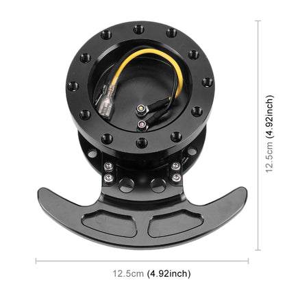 Car Tilt Racing Steering Wheel Quick Release Hub Kit Adapter Body Removable Snap Off Boss Kit(Black) - Other Tools by PMC Jewellery | Online Shopping South Africa | PMC Jewellery | Buy Now Pay Later Mobicred