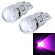10 PCS T10 1W 50LM Car Clearance Light with SMD-3030 Lamp, DC 12V(Pink Light) - Clearance Lights by PMC TechLife | Online Shopping South Africa | PMC TechLife | Buy Now Pay Later Mobicred