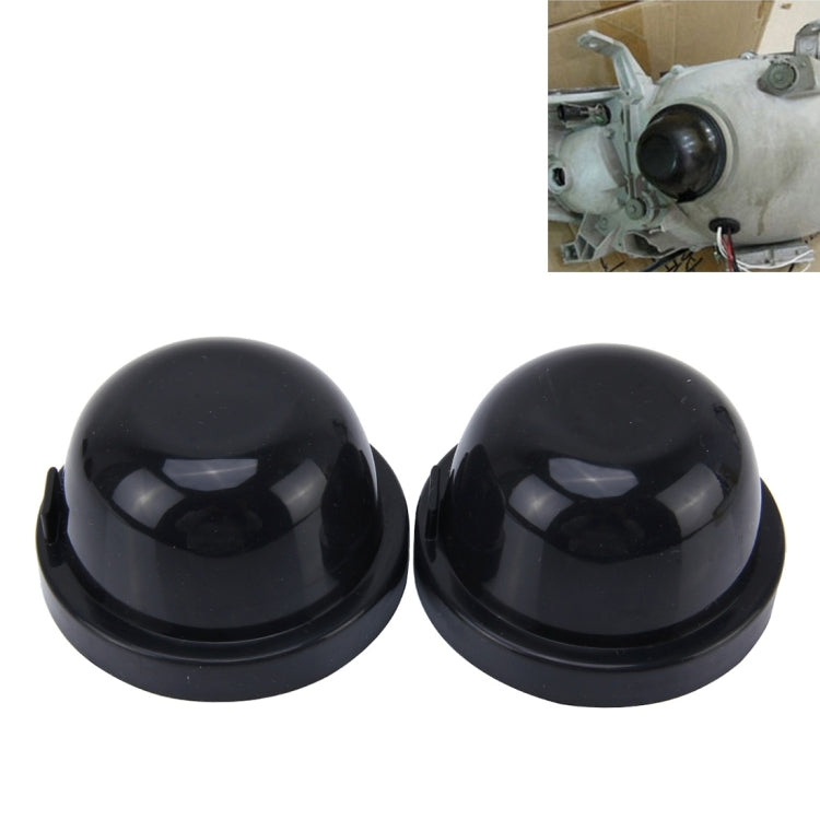 2 PCS Universal Car LED Headlight HID Xenon Lamp Silicone Dust Cover Seal Caps for Car Retrofit, Inner Diameter: 7.5cm - Car Light Accessories by PMC TechLife | Online Shopping South Africa | PMC TechLife | Buy Now Pay Later Mobicred