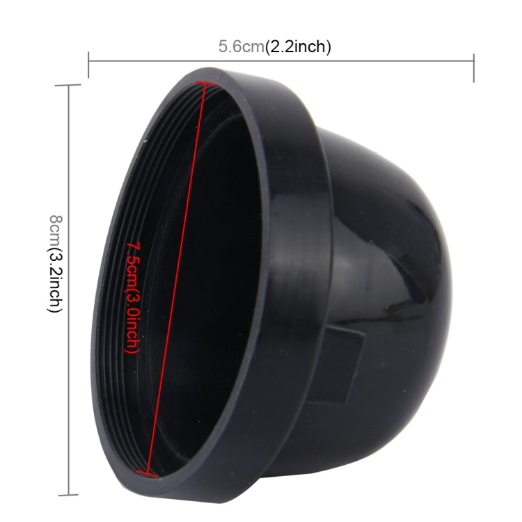 2 PCS Universal Car LED Headlight HID Xenon Lamp Silicone Dust Cover Seal Caps for Car Retrofit, Inner Diameter: 7.5cm - Car Light Accessories by PMC TechLife | Online Shopping South Africa | PMC TechLife | Buy Now Pay Later Mobicred