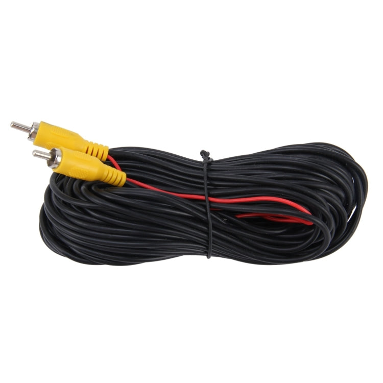 Car Reverse Rear View Parking Camera Video Cable With Detection Wire, Cable Length: 15m - DIY Cables by PMC TechLife | Online Shopping South Africa | PMC TechLife