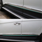 4 PCS Car Auto Door Side Edge Metal Anti-scratch Body Guard Protection Strip Sticker(Black)