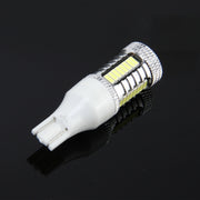 2 PCS T15 10W 650 LM 6000K Car Auto Brake Light Clearance Light Backup Light with 1 Lamps and 32 SMD-4014 LED Lamps, DC 12V(White Light)