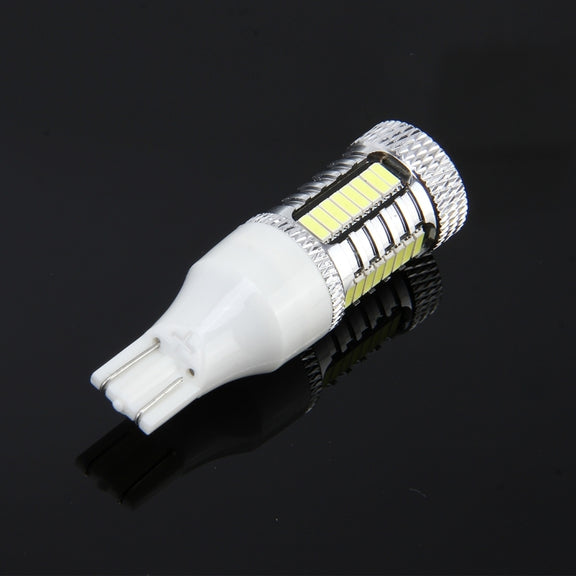 2 PCS T15 10W 650 LM 6000K Car Auto Brake Light Clearance Light Backup Light with 1 Lamps and 32 SMD-4014 LED Lamps, DC 12V(White Light)