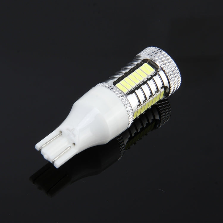 2 PCS T15 10W 650 LM 6000K Car Auto Brake Light Clearance Light Backup Light with 1 Lamps and 32 SMD-4014 LED Lamps, DC 12V(White Light)