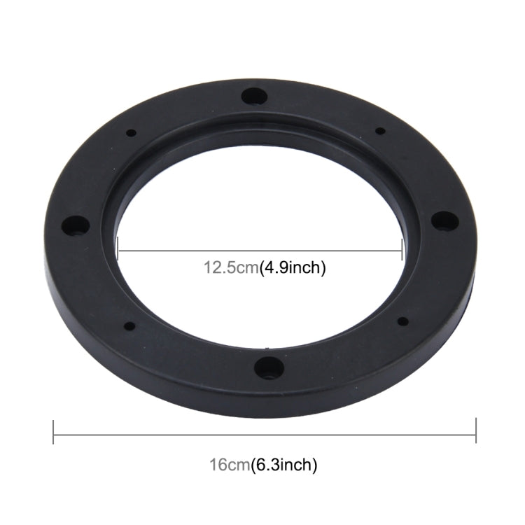 2 PCS 5 inch Car Auto ABS Loudspeaker Base Protection Hollow Cover Holder Mat, Inner Diameter: 12.5cm - free shipping - PMC TechLife - Order now!