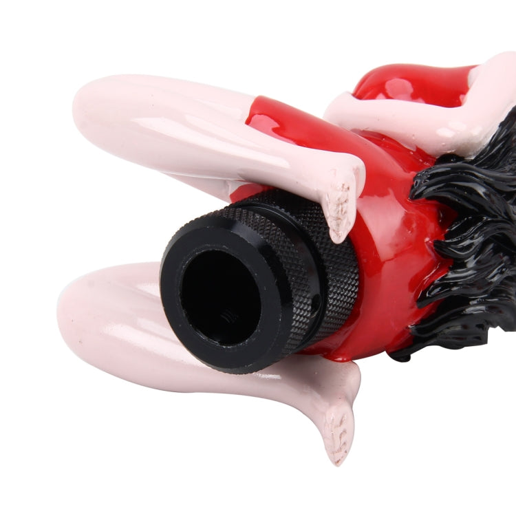 Universal Sexy Beauty Shape ABS Manual or Automatic Gear Shift Knob with Three Rubber Covers Fit for All Car(Red) - Shift Knob by PMC TechLife | Online Shopping South Africa | PMC TechLife | Buy Now Pay Later Mobicred