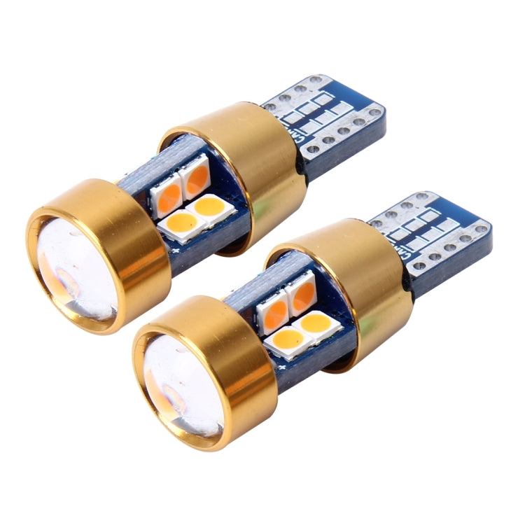 2 PCS T10 3W Error-Free Car Clearance Light with 19 SMD-3030 LED Lamp, DC 12V (Orange Light) - Clearance Lights by PMC TechLife | Online Shopping South Africa | PMC TechLife | Buy Now Pay Later Mobicred