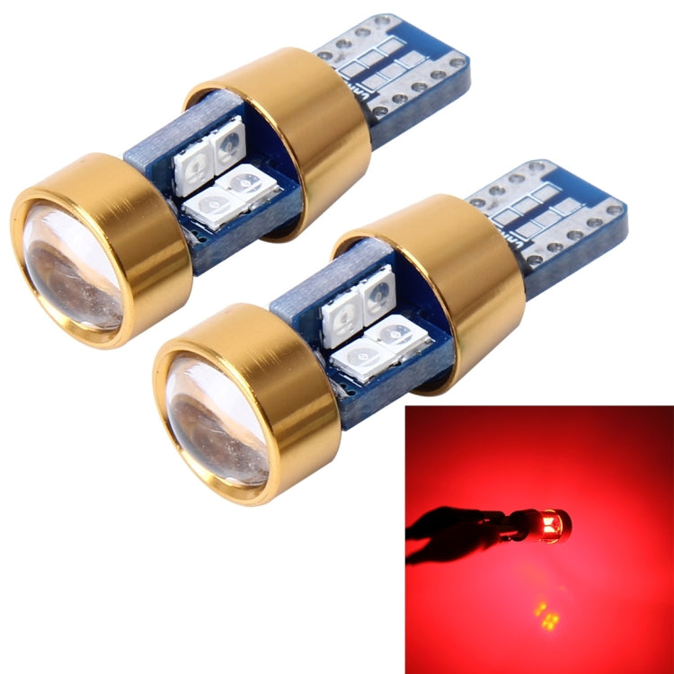 2 PCS T10 3W Error-Free Car Clearance Light with 19 SMD-3030 LED Lamp, DC 12V (Red Light) - Clearance Lights by PMC TechLife | Online Shopping South Africa | PMC TechLife | Buy Now Pay Later Mobicred