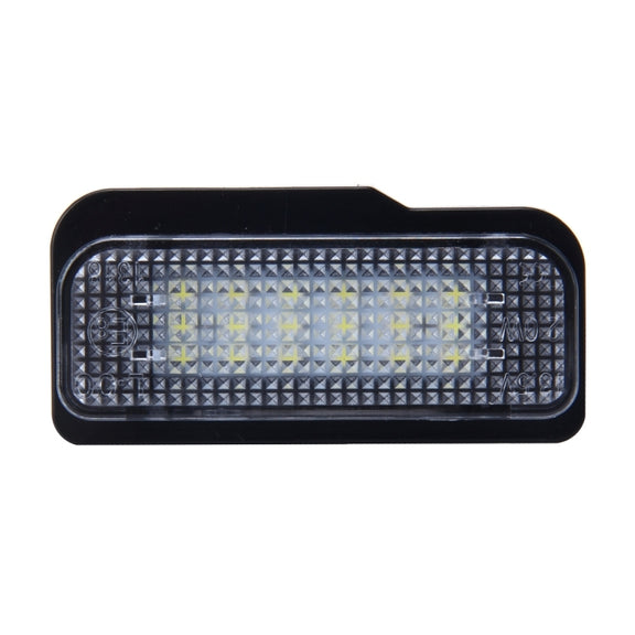 2 PCS Canbus License Plate Light with 24 SMD-3528 Lamps for Benz
