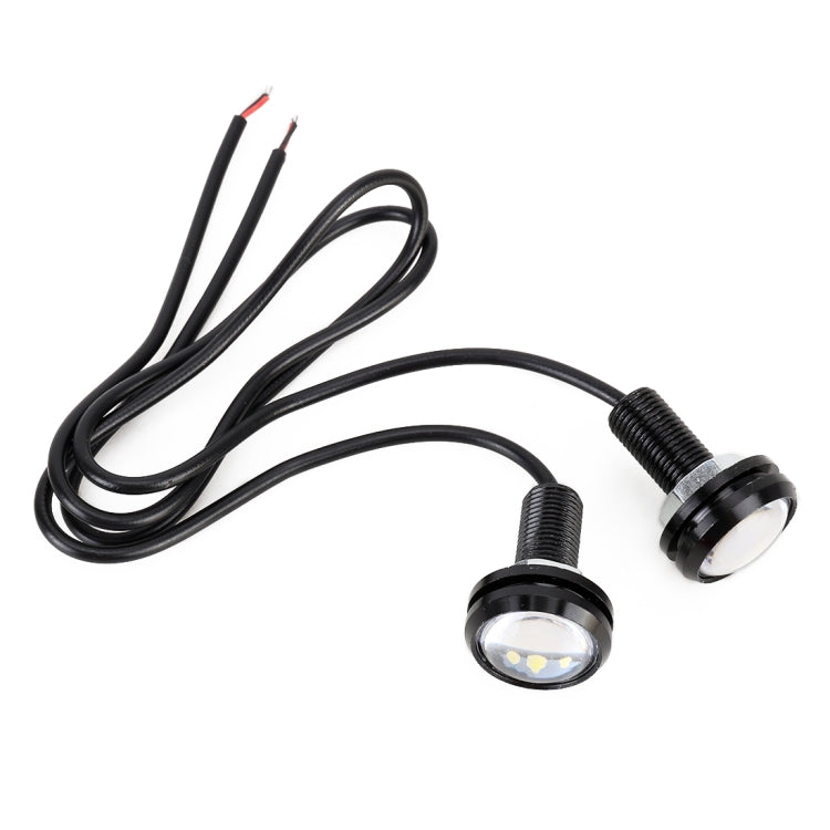 2 PCS 2W Car Auto Eagle Eyes Fog Light Turn Light with 12 SMD-4014 LED Lamps, DC 12V Cable Length: 55cm(White Light) - Eagle Eye Lamps by PMC TechLife | Online Shopping South Africa | PMC TechLife | Buy Now Pay Later Mobicred