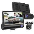 4.0 inch IPS Screen 5.0 Mega Pixels 170 Degrees Wide Angle Full HD 1080P 3 Channels Video Car DVR, Support Night Vision Fill Light / Reversing Visual / TF Card(32GB Max) / G-sensor / Motion Detection - Car DVRs by PMC TechLife | Online Shopping South Africa | PMC TechLife | Buy Now Pay Later Mobicred