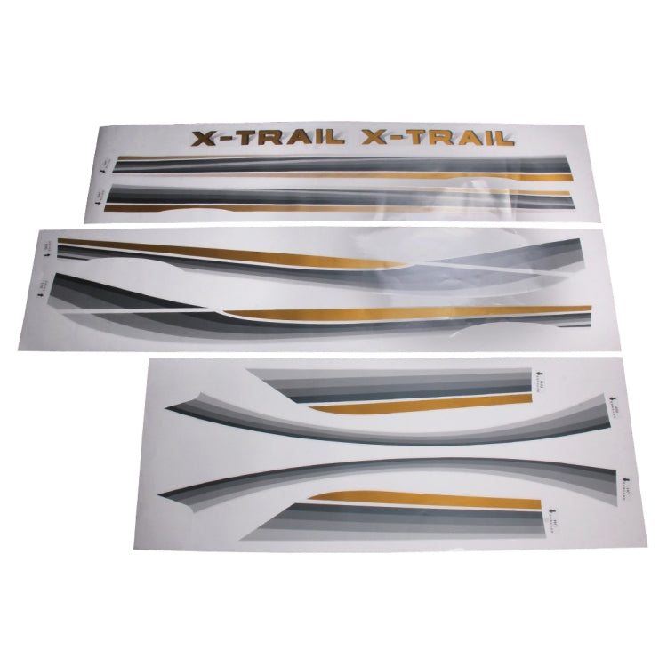 3 PCS SUV Body Decorative Strip Brand Car Streamline Shining Sticker For Honda CRV Nissarl X-Trail/Qashqai/Murano series - Decorative Sticker by PMC TechLife | Online Shopping South Africa | PMC TechLife | Buy Now Pay Later Mobicred