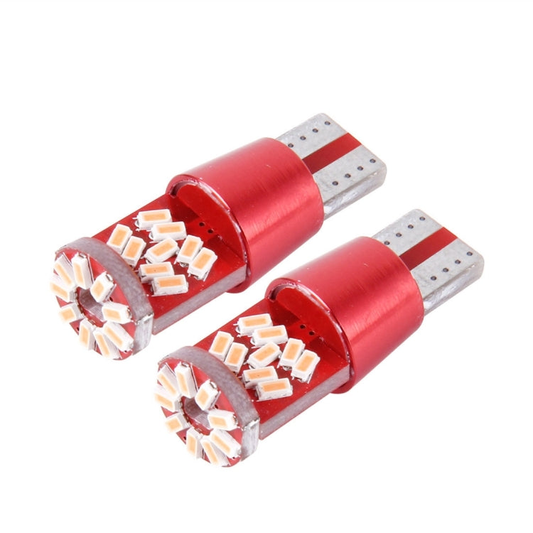 2 PCS T10 5W 27 SMD-3014 LEDs Car Clearance Light Lamp, DC 12V(Pink Light) - free shipping - PMC TechLife - Order now!