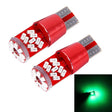 2 PCS T10 5W 27 SMD-3014 LEDs Car Clearance Light Lamp, DC 12V(Green Light) - Clearance Lights by PMC TechLife | Online Shopping South Africa | PMC TechLife | Buy Now Pay Later Mobicred