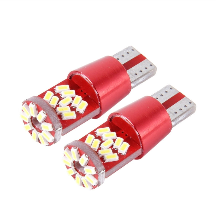 2 PCS T10 5W 27 SMD-3014 LEDs Car Clearance Light Lamp, DC 12V(White Light) - Clearance Lights by PMC TechLife | Online Shopping South Africa | PMC TechLife | Buy Now Pay Later Mobicred
