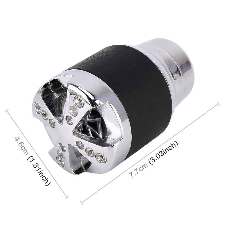 Universal Car Diamond Gear Shift Knob Modified Car Gear Shift Knob Auto Transmission Shift Lever Knob Gear Knobs(Silver) - Shift Knob by PMC TechLife | Online Shopping South Africa | PMC TechLife | Buy Now Pay Later Mobicred