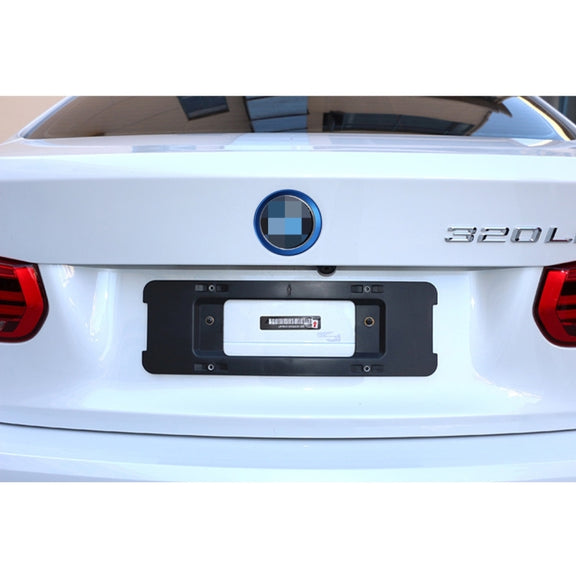 2 PCS Car Logo Decorative Circle Steering Wheel Decoration Ring Sticker Logo Car Styling Modification Car Front Logo Ring Decoration Rear Cover Trim Hood Emblem Rings for BMW 5 Series(Blue)