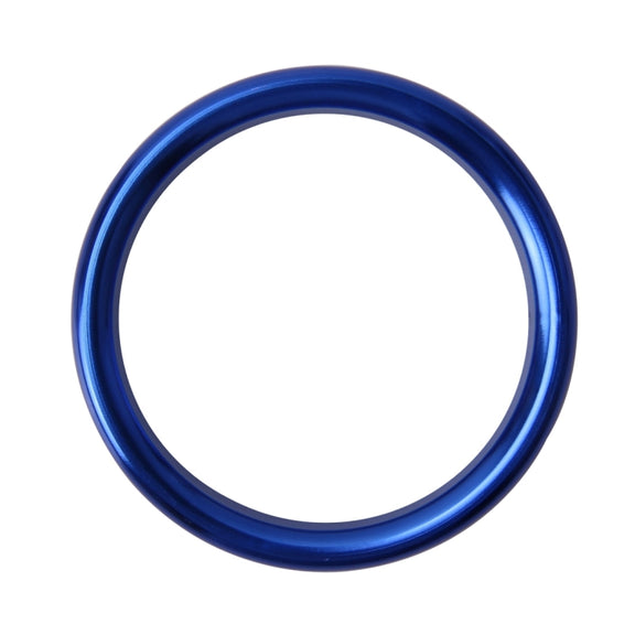 4 PCS Car Outlet Decorative Rings Aluminum Alloy Air Outlet Chrome Trim Ring Car Dashboard  Air Vents Cover Sticker Decoration for Audi A3(Blue)