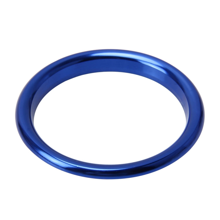 4 PCS Car Outlet Decorative Rings Aluminum Alloy Air Outlet Chrome Trim Ring Car Dashboard  Air Vents Cover Sticker Decoration for Audi A3(Blue)
