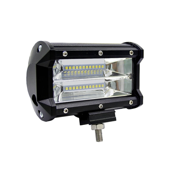 5 inch 18W 24 LED Water-resistant IP67 Two Bar Modified Off-road Lights Spotlight Light Car Work Lights, DC 9-48V(White Light)