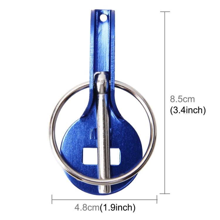 A Pair Universal Automobile Engine Cover Lock Carbon Fiber Hood Lock Car Modification Cover Lock Pull-type Engine Cover Lock Mount Bonnet Hood Pins Lock for Car Modification(Blue) - Locks & Hasps by PMC TechLife | Online Shopping South Africa | PMC TechLife | Buy Now Pay Later Mobicred